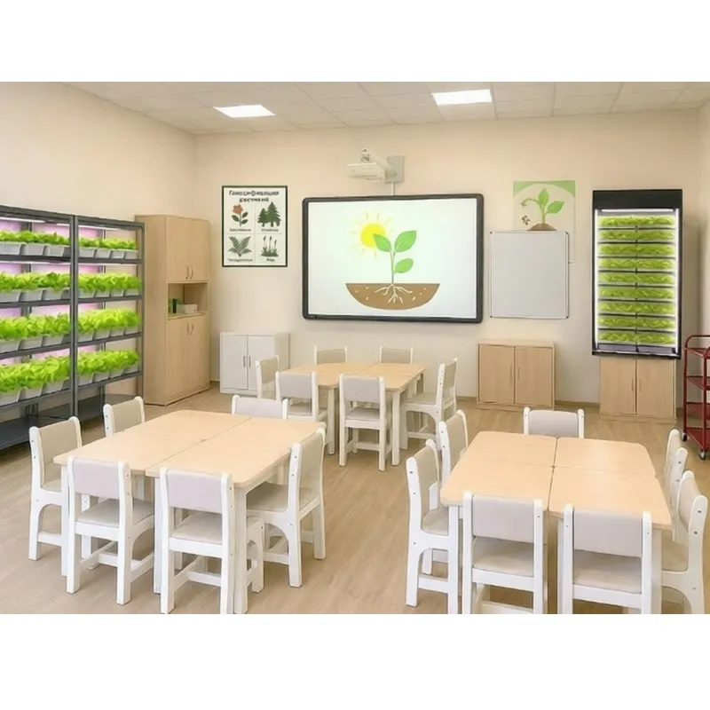 АгроКласс для начальной школы — с вертикальной фермой