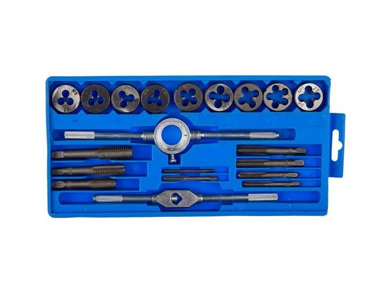 Набор метчиков и плашек FIT 70780, 20 шт.