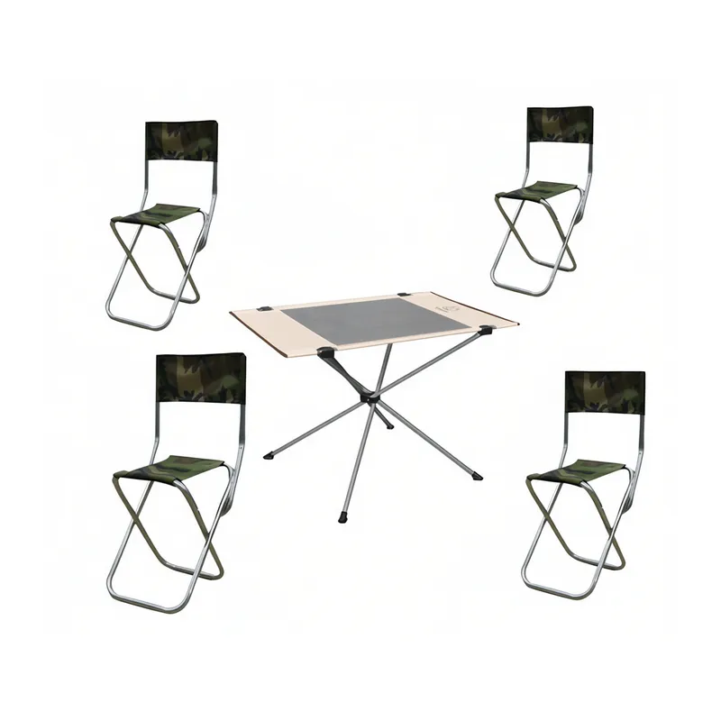 Стол переносной раскладной с комплектом стульев