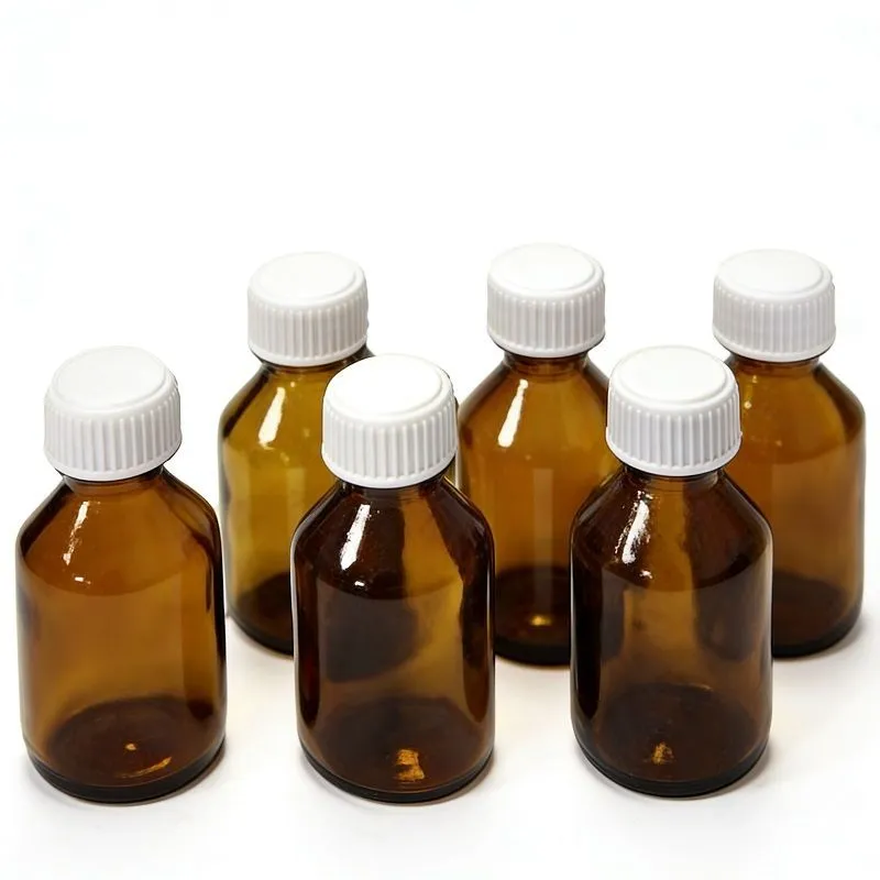 Склянки лабораторные 30 мл для растворов