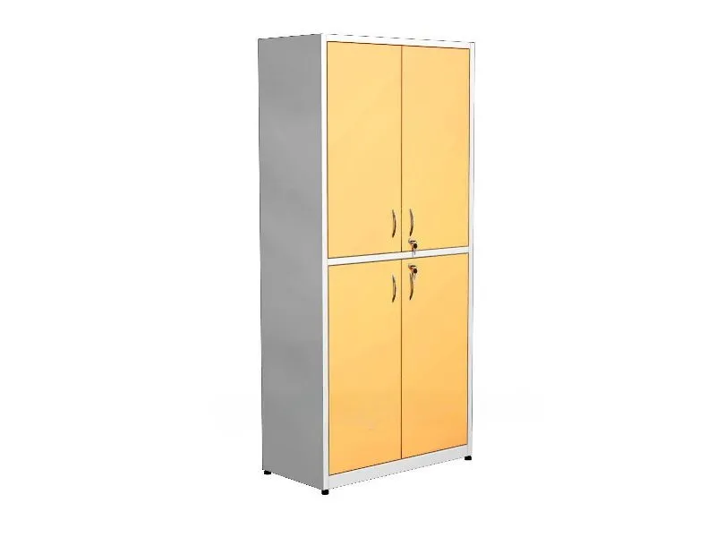 Шкаф медицинский 800×400×1750 мм, двухсекционный