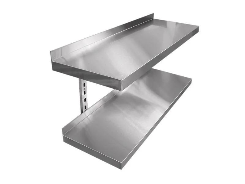 Полка настенная, нерж.ст., 800x300 мм