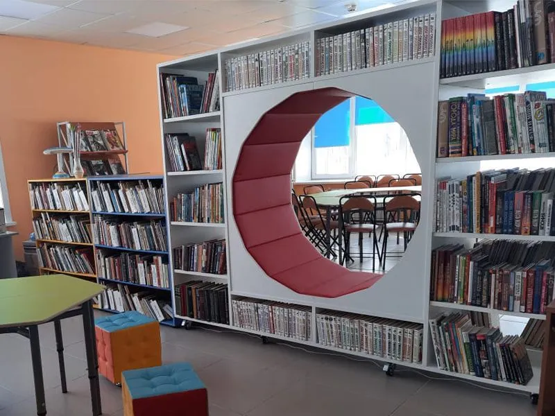 Стеллаж 2-сторонний ИЛЛЮМИНАТОР с посадочным местом 260х80х210 cм