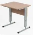 Стол ученический одноместный, с регулировкой высоты и угла наклона №5-7