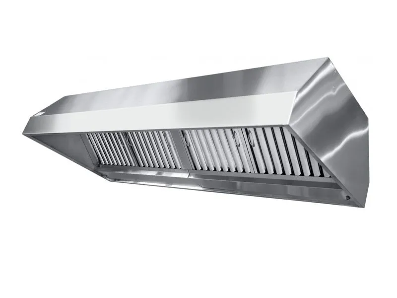 Зонт вентиляционный островной, 225х90х45(50) см