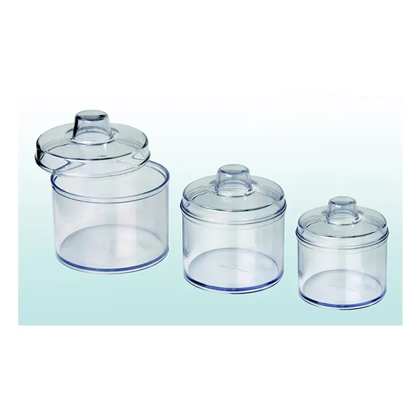 Cтаканы лабораторные с крышкой 3 шт