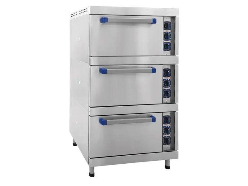 Духовка электр. на 3 секции, конвекция, 9 противней из нерж.ст. р.530x650x65 мм