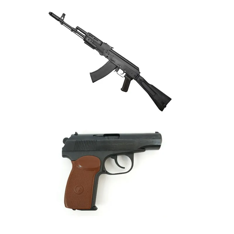 Комплект массо-габаритных моделей оружия