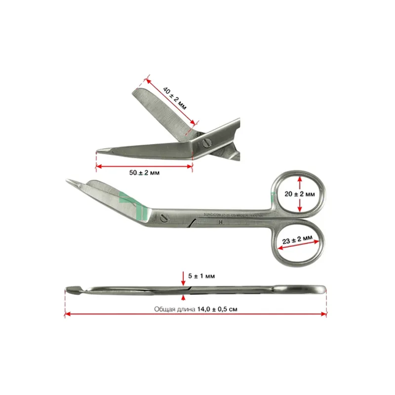 Ножницы для перевязочного материала многоразового использования