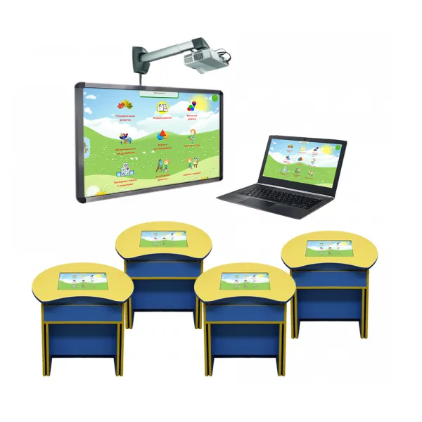 Интерактивный класс — 4 парты с ноутбуком