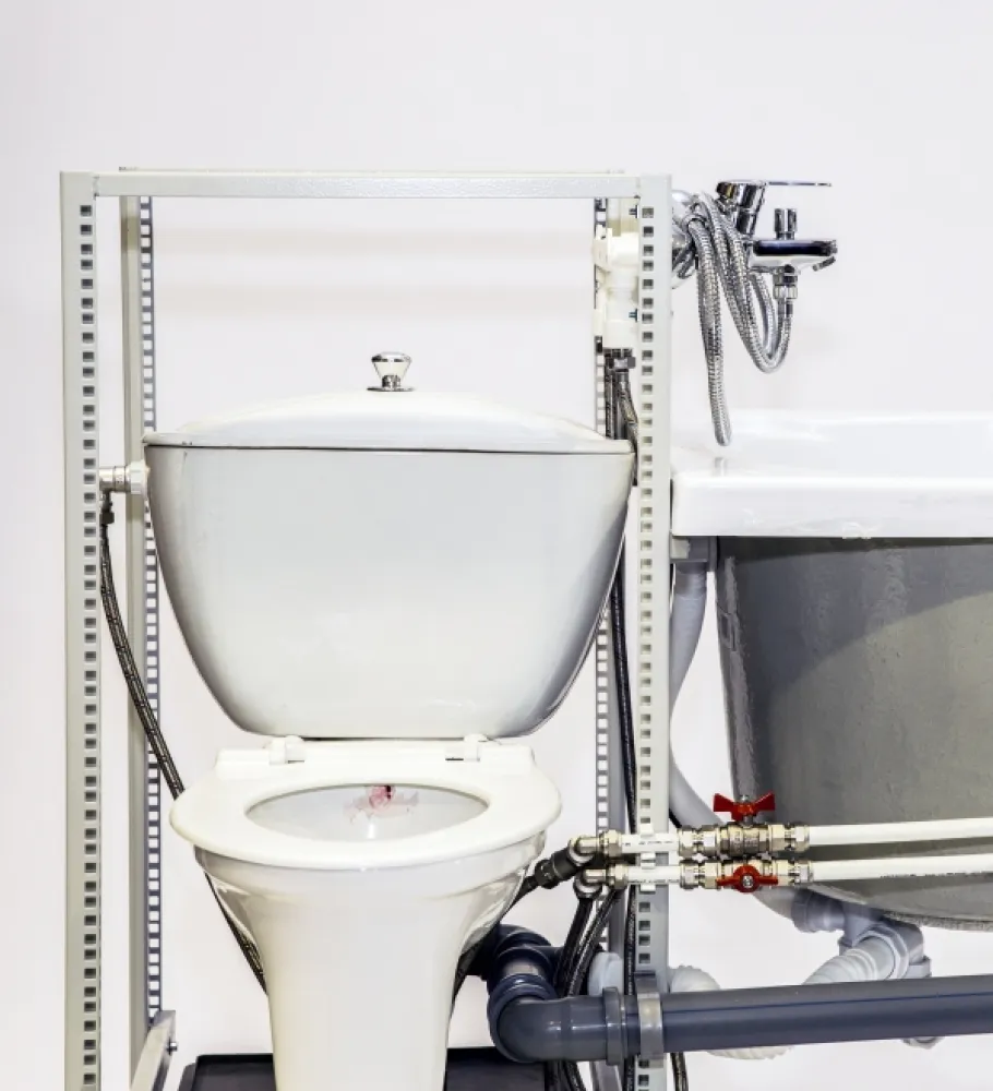 Стенд-тренажер Технология монтажа сантехнического оборудования и трубопроводов МСТС-2