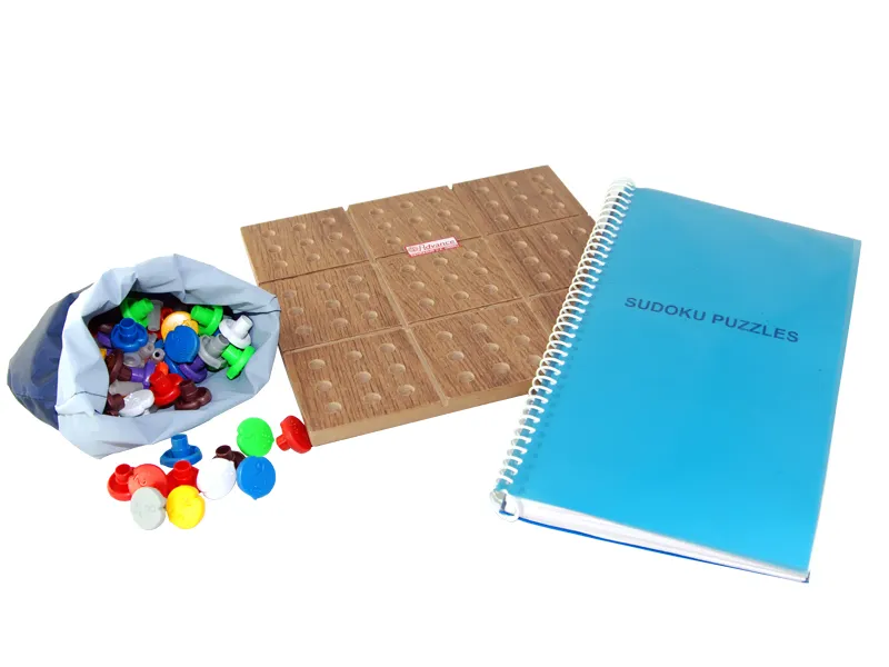 Игра Судоку с шрифтом Брайля на доске