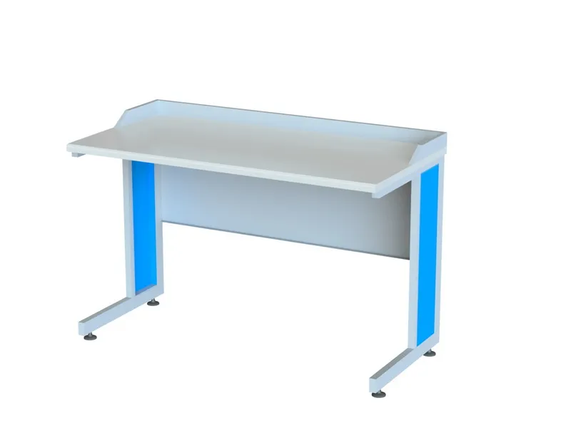Лабораторный стол ученический 1200×600×750 с бортиком