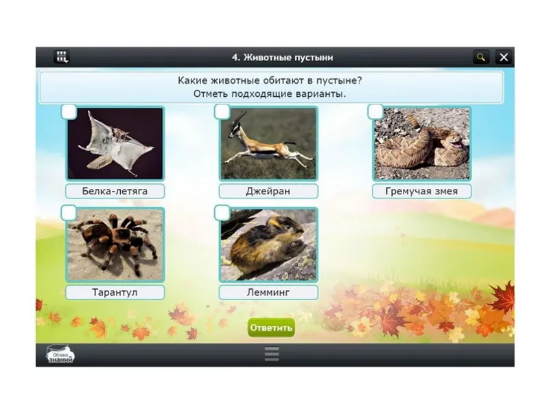 Электронные образовательные ресурсы по предмету Окружающий мир (1 класс)