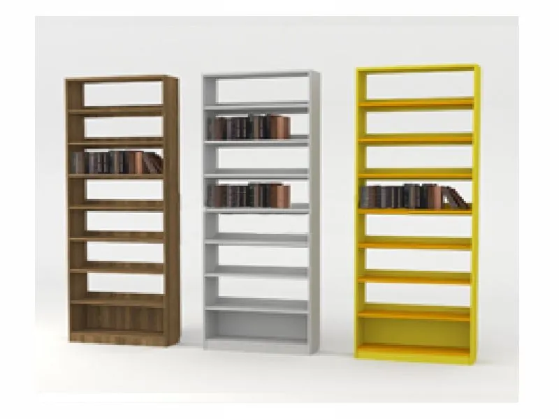 Стеллаж односторонний 8 полок 900×292×2750 мм