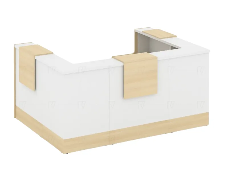 Кафедра для выдачи книг Style вариант №2, Акация Лорка/Белый