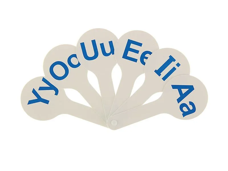 Касса-веер Английские гласные буквы