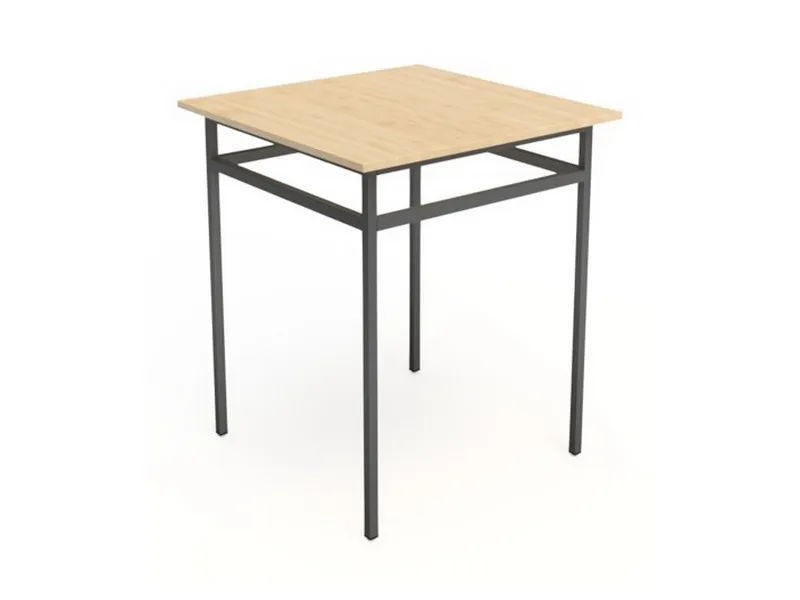 Стол обеденный 4-местный с обвязкой 800×800 мм