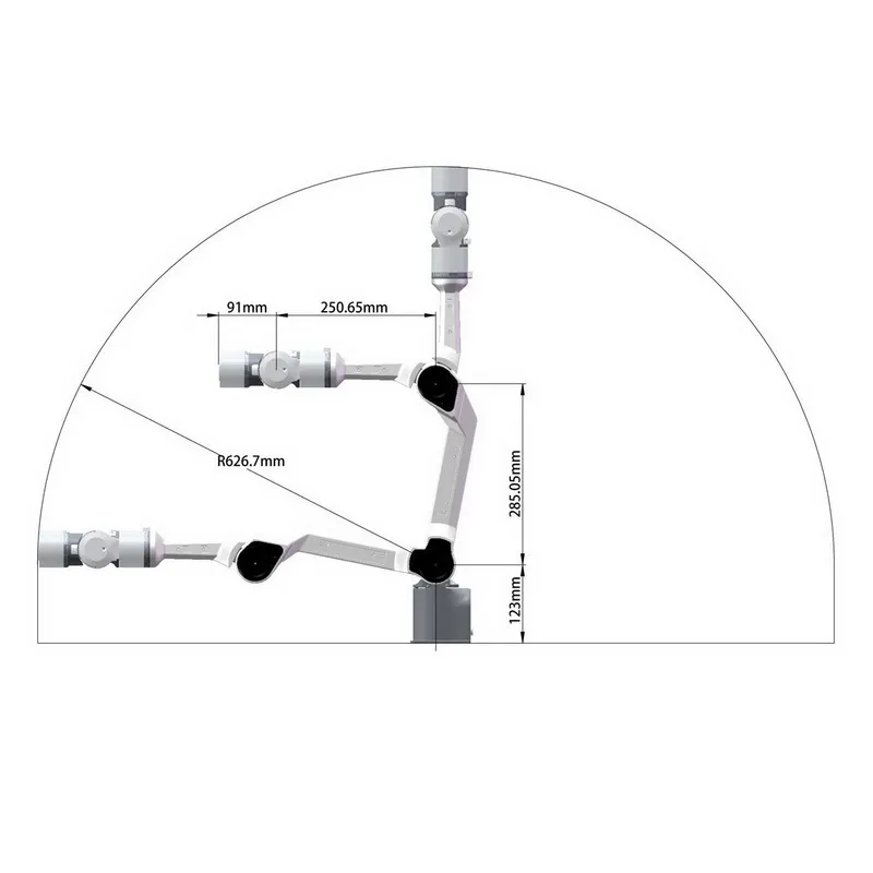 Механическая роборука бренда AgileX модели PiPER