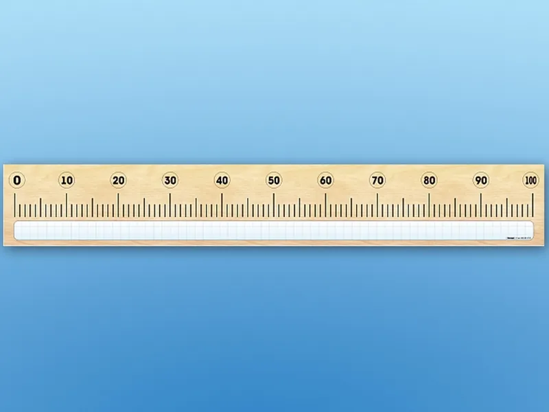 Демонстрационная числовая линейка 200×30 см