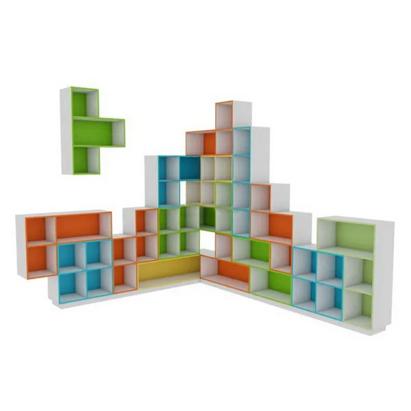 Стеллаж Тетрис угловой 2800×2800 мм