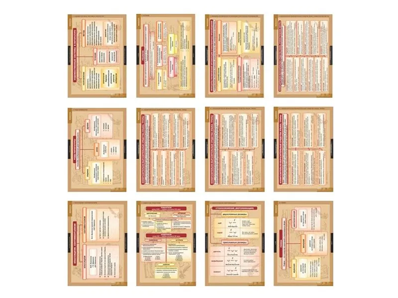 Литература 5-11 классы. Теория литературы (таблицы 20 шт. 68х98 см)