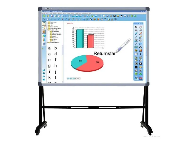 Мобильная стойка для интерактивной доски IQBoard STW-04 60–112"