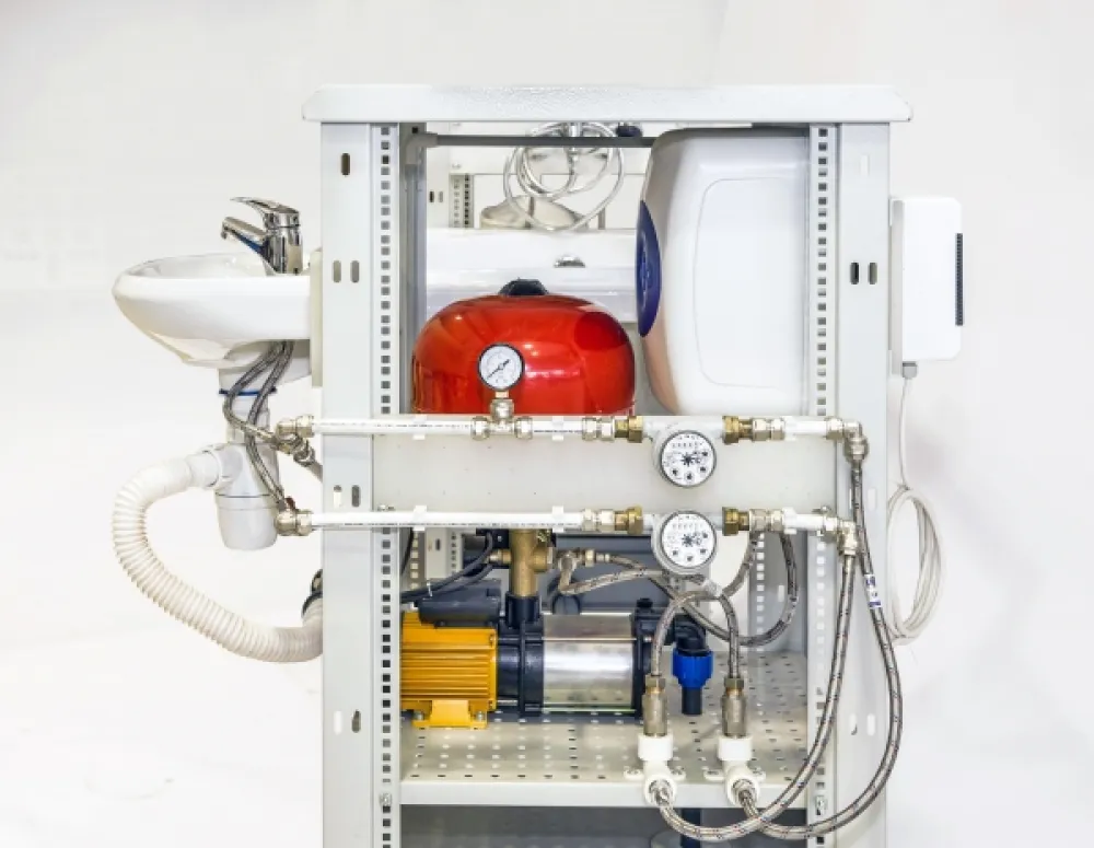 Стенд-тренажер Технология монтажа сантехнического оборудования и трубопроводов МСТС-2