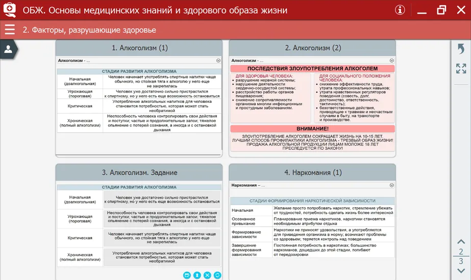 Интерактивное пособие ОБЖ: основы медицины и ЗОЖ 5–11 кл.