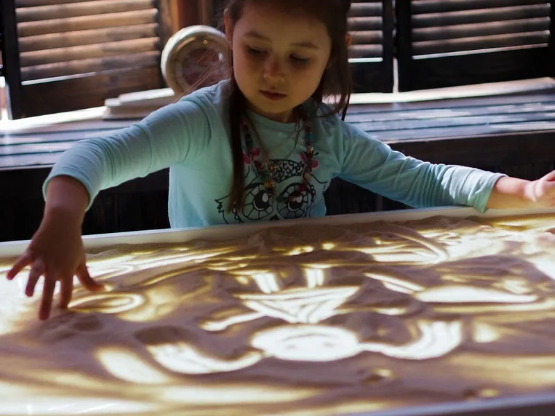 Большой световой стол для рисования песком «Приоритет»