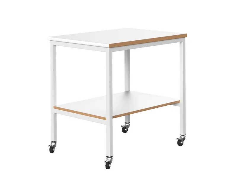 Передвижной лабораторный стол металлический 800×600×800 мм
