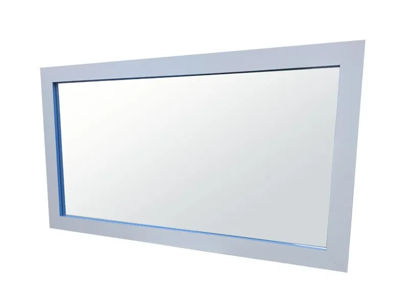 Зеркало настенное 50×100 см в белой раме