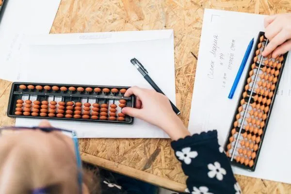 Детский абакус, 17 рядов