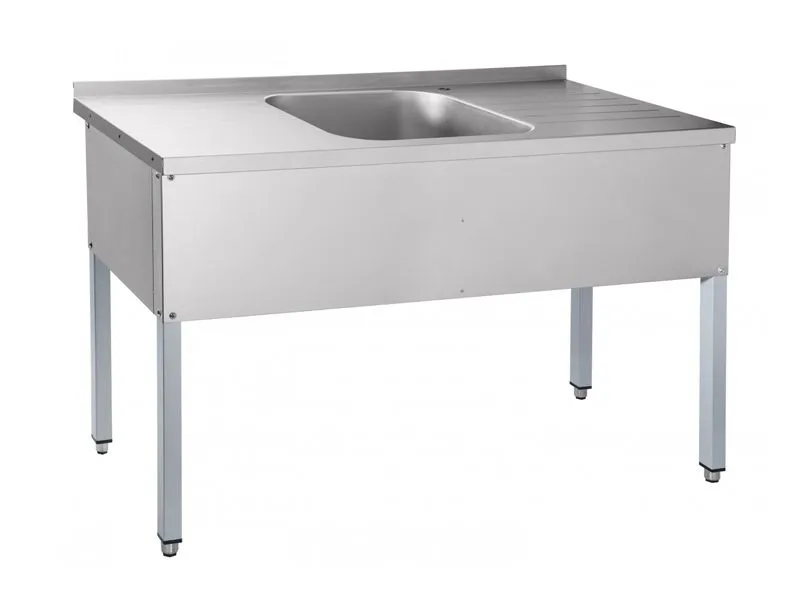 Стол для мойки овощей, краш.каркас, 1400х600х850 мм