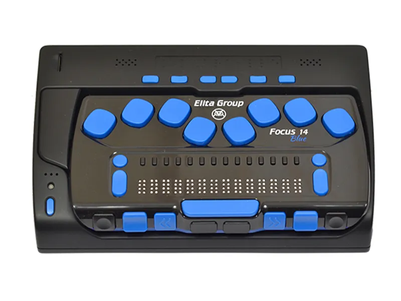 Портативный компьютер с шрифтом Брайля и синтезатором речи