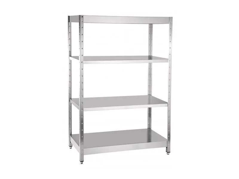 Стеллаж для хранения пищевых продуктов, нерж.ст., b616 мм