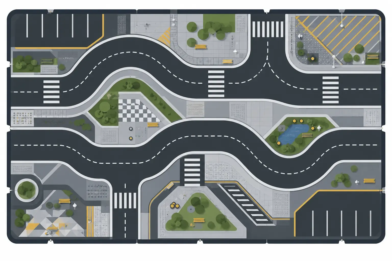 City Mission Track Mat