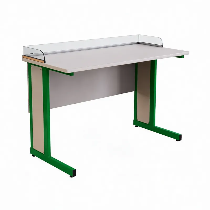 Стол ученический 1200×600 мм на прямой трубе