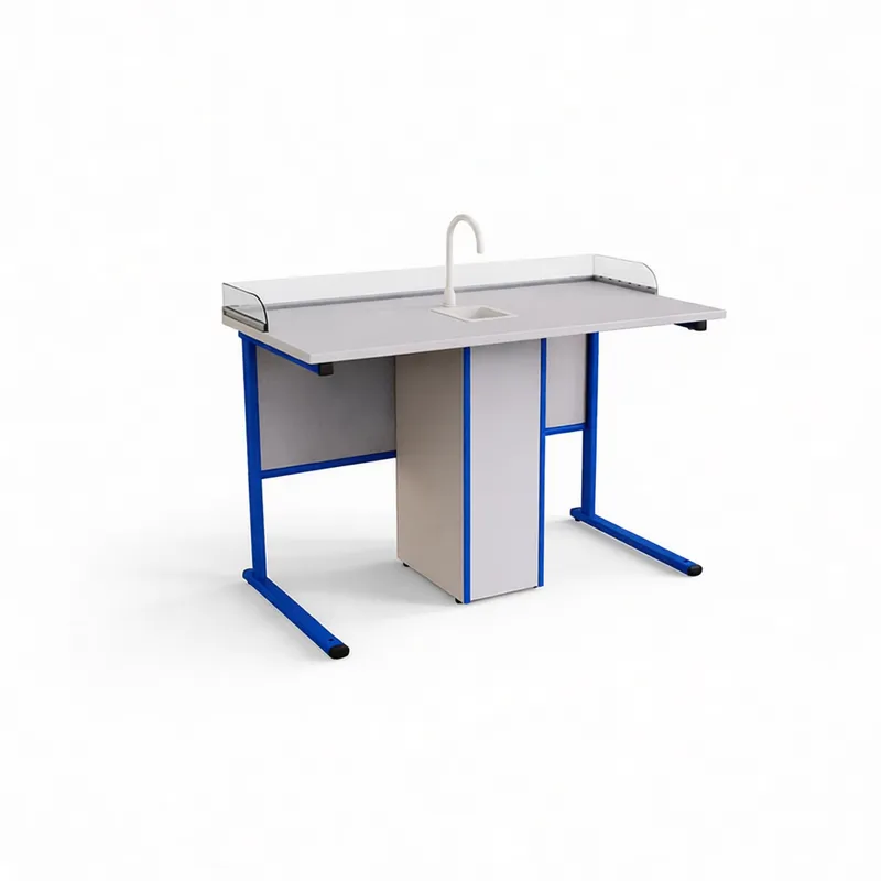 Стол ученический с сантехникой, столешница 26 мм