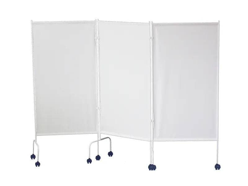 Ширма медицинская на колесах, 3 секции