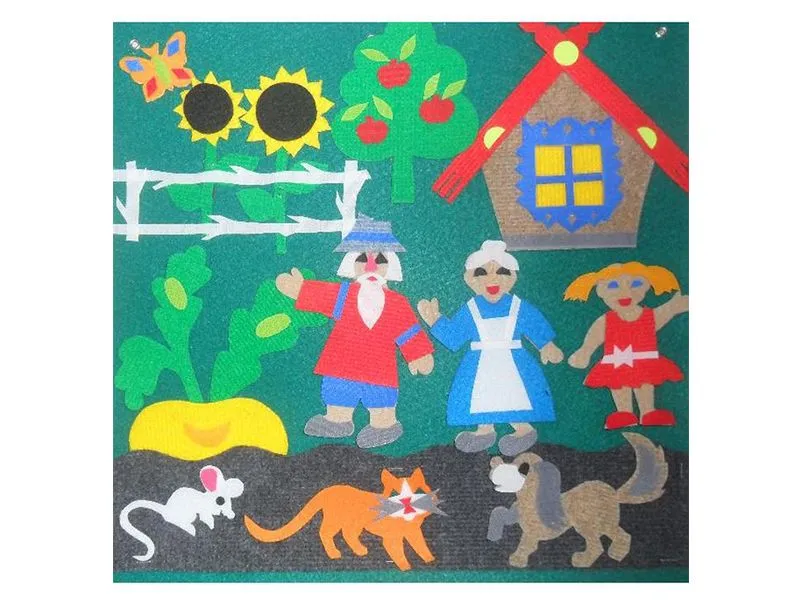 Игровой тактильный театр Репка, для детей с проблемами зрения