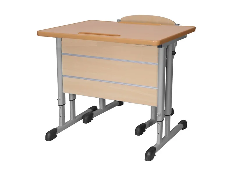 Стол ученический одноместный на плоскоовальной трубе