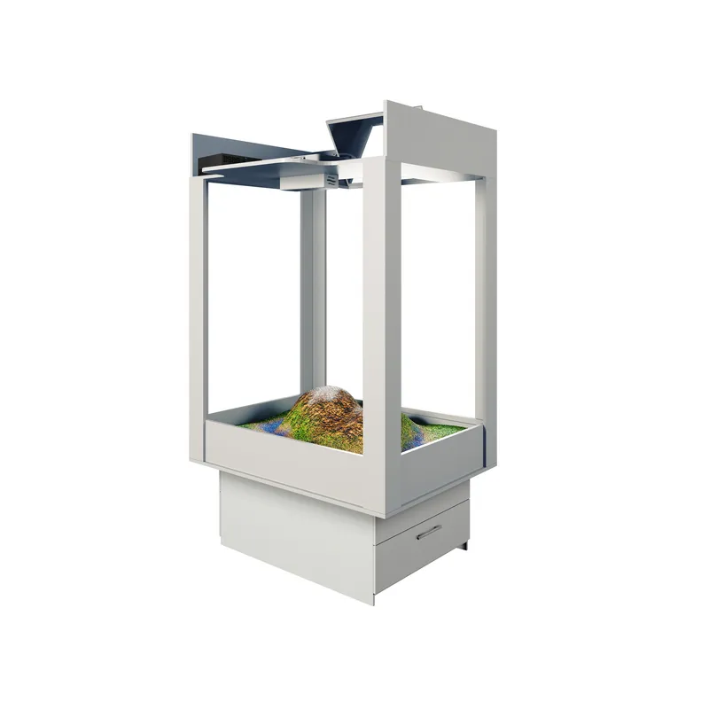 Тумба для песочницы «Домик» на колёсиках