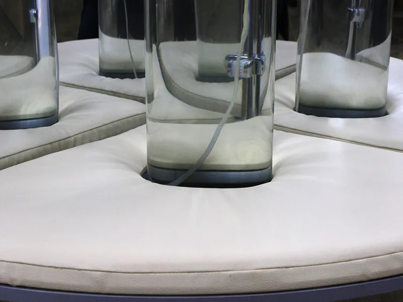 Большой сенсорный уголок с воздушно-пузырьковой колонной 2000х200 мм