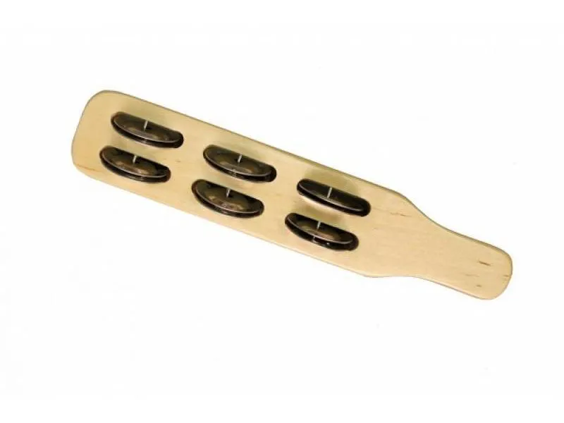 Джингл-стик румба деревянный с 6 парами джинглов