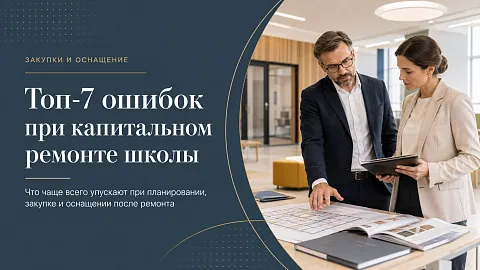 Топ-7 ошибок при капитальном ремонте школы