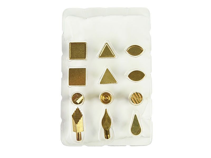 Набор штампов для выжигания "Формы", 12 шт.