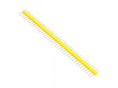 Вилка штыревая PLS-40 (DS1021-1x40), прямая желтая