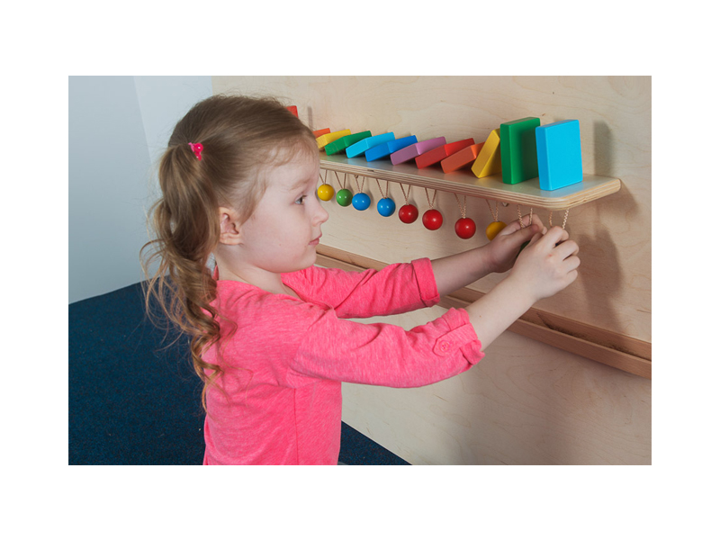 Тактильный модуль Домино настенный, 12 деталей 720х100х120 мм