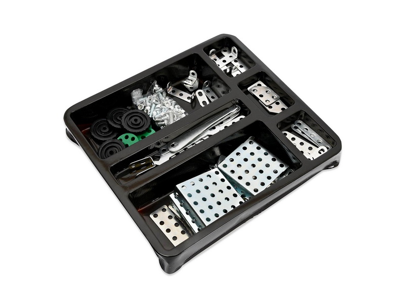 Конструктор металлический "10К" для уроков труда №1, 130 деталей